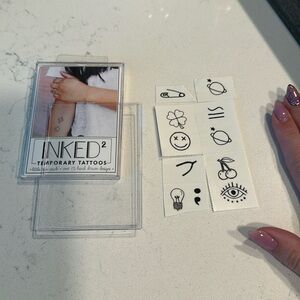 Free with $10+ purchase! Inked 2 Temporary Tattoos
